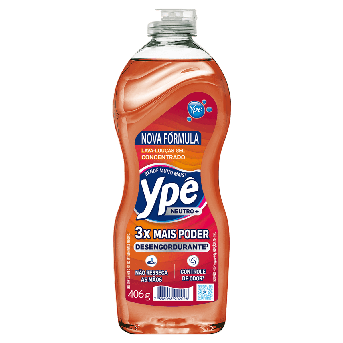 Detergente Concentrado Ypê Neutro+ 416g