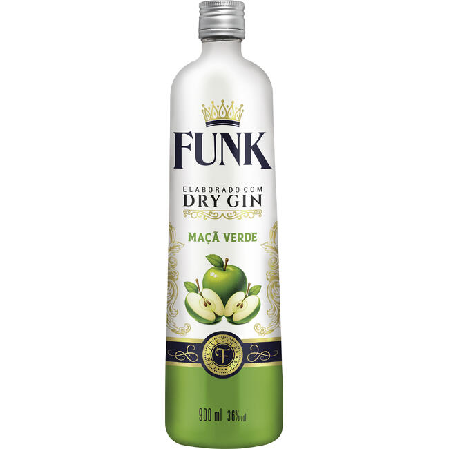 Coquetel Alcoólico Funk Maçã Verde 900ml