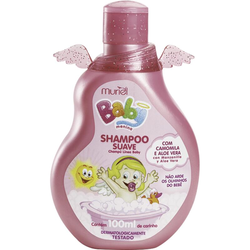 Shampoo Infantil Muriel Baby Rosa 100ml