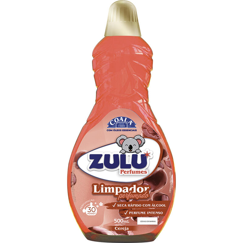 Limpador Perfumado Zulu Cereja 500ml