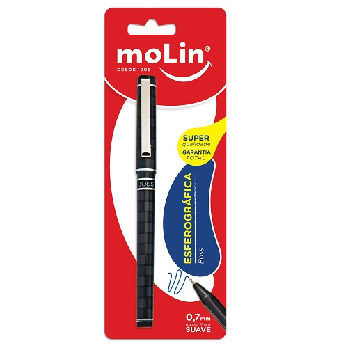 Caneta Molin Boss Azul 1 Unidade