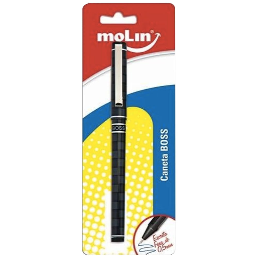 Caneta Molin Boss Azul 1 Unidade