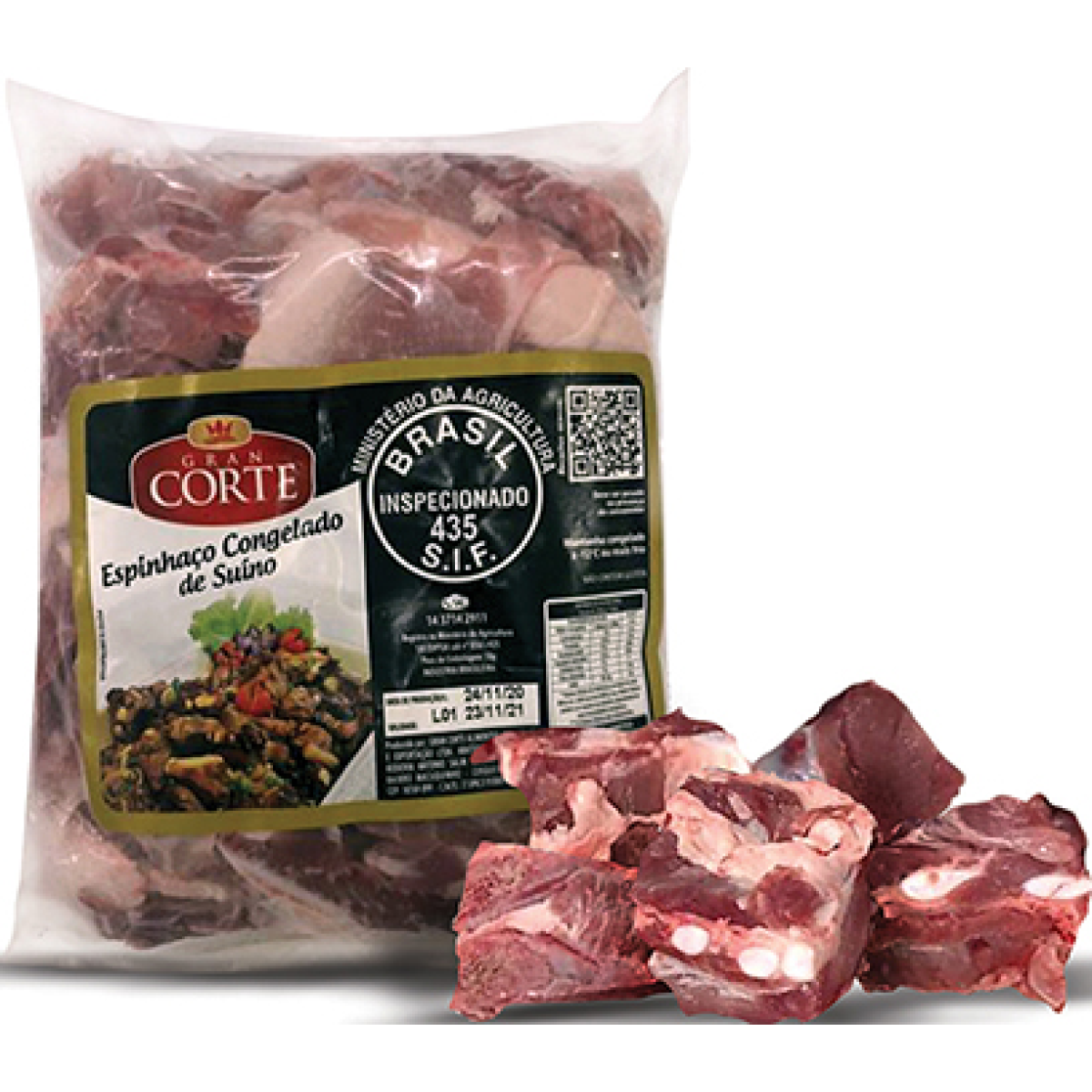 Espinhaço Congelado de Suino 1,7kg