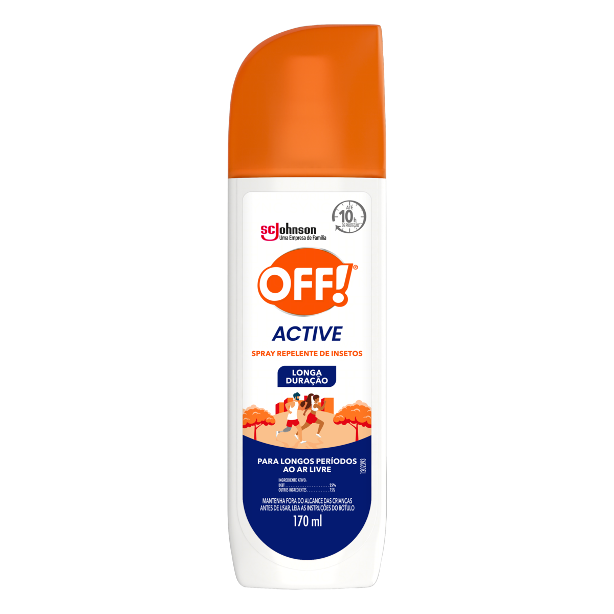 Repelente OFF! Active Spray 170ml
