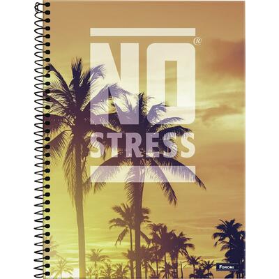 Caderno Espiral Foroni No Stress 240 folhas un