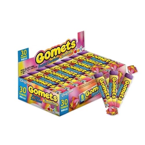 Bala de Goma Dori Gomets Frutas Sortidas 30 un