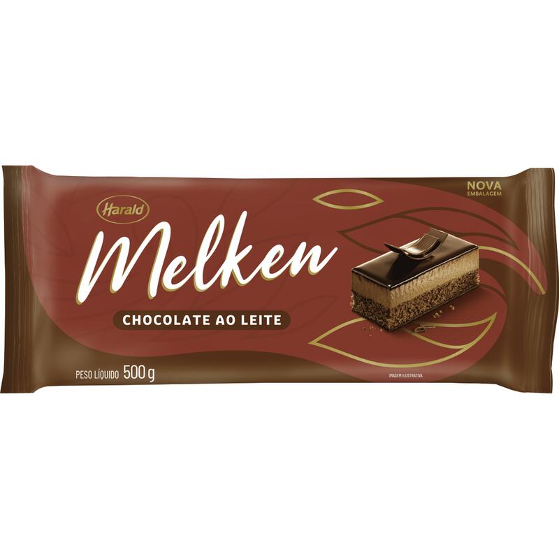 Chocolate Harald Melken Ao leite 500g