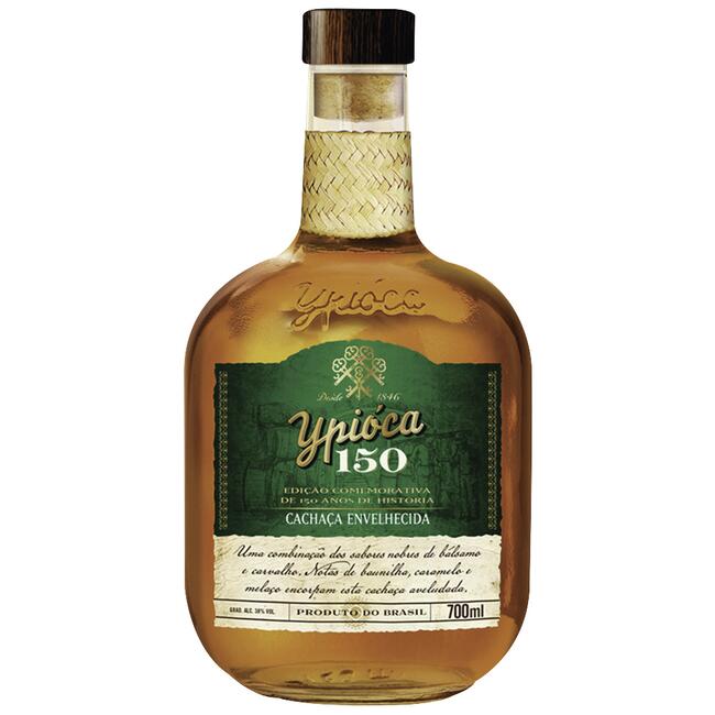 Cachaça Envelhecida YPIÓCA Garrafa 700ml Edição Comemorativa de 150 Anos de História