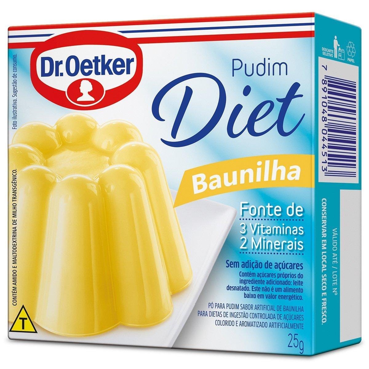 Pó para pudim DR OETKER baunilha diet 25g