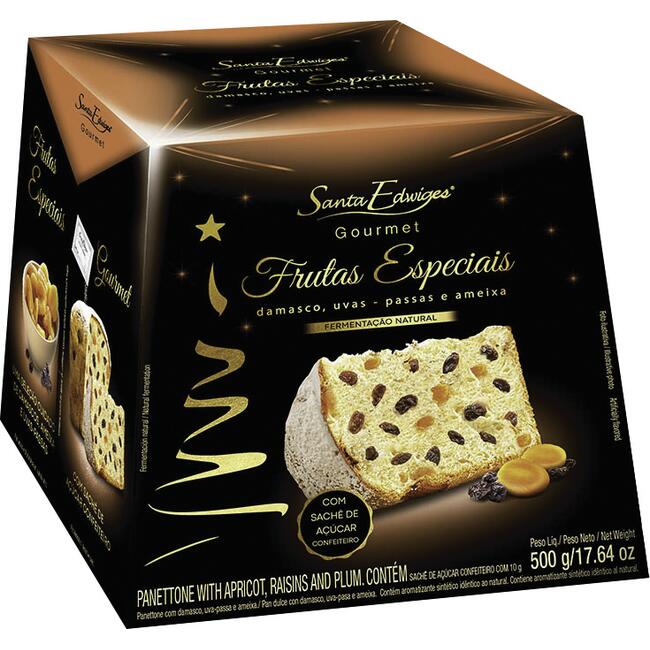 Panetone Santa Edwiges Frutas especiais 500g