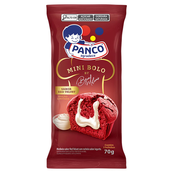 Bolinho Panco 70g - Red Velvet