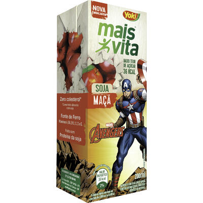 Alimento Mais Vita Yoki À Base de Soja Maçã 200ml