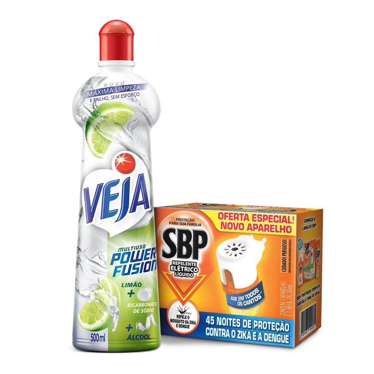 Kit casa bem cuidada SBP Aparelho LED + Veja Power Fusion