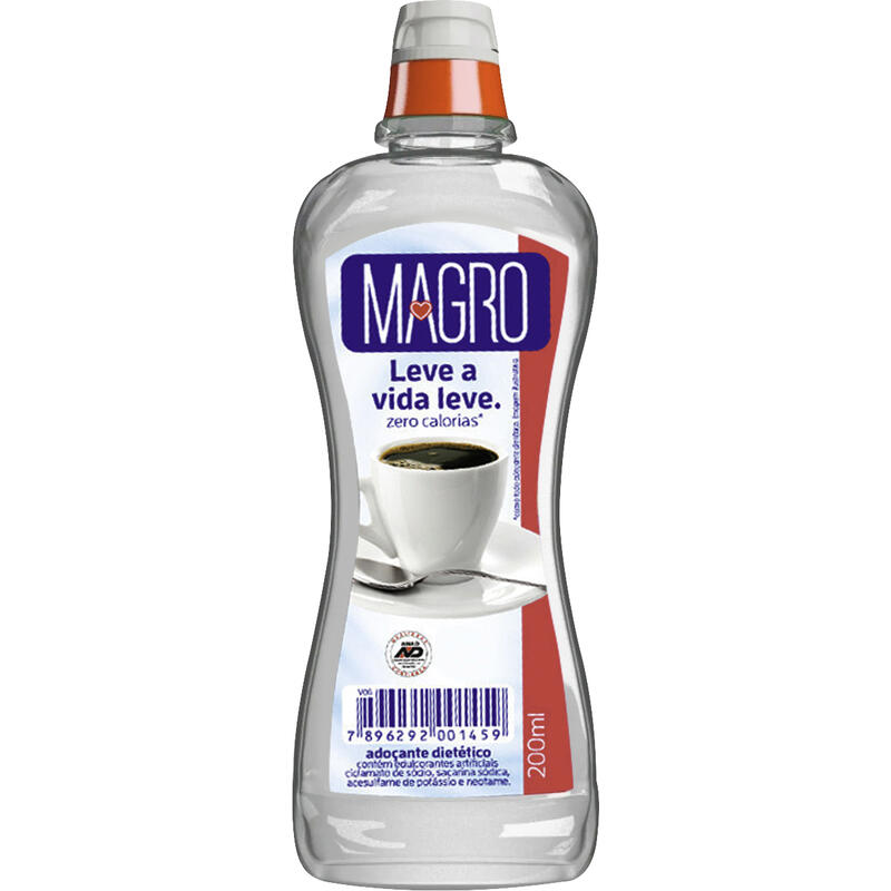 Adoçante Líquido Magro Sacarina 200ml