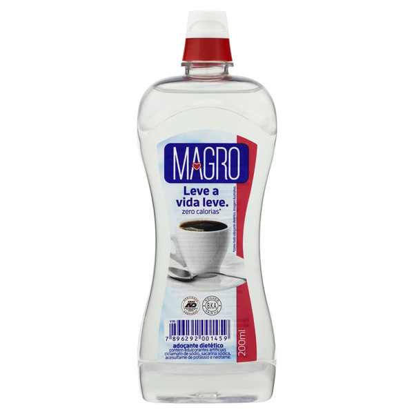 Adoçante Líquido Magro Sacarina 200ml