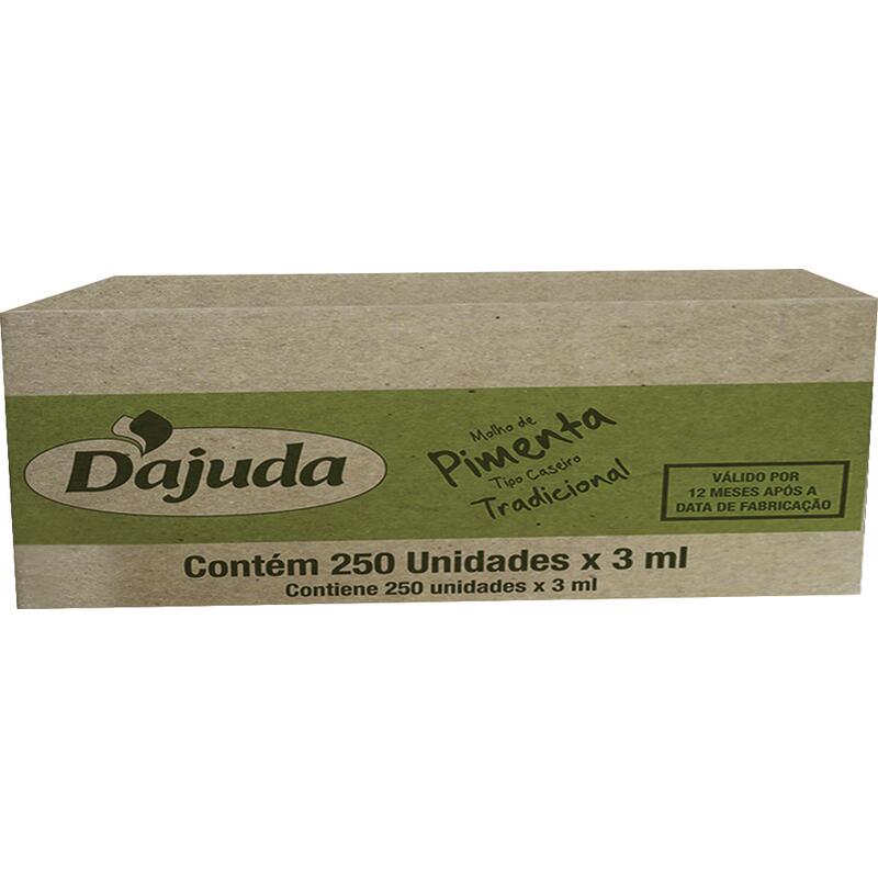 Molho de Pimenta Caseiro D'ajuda Minissachê 250x3ml