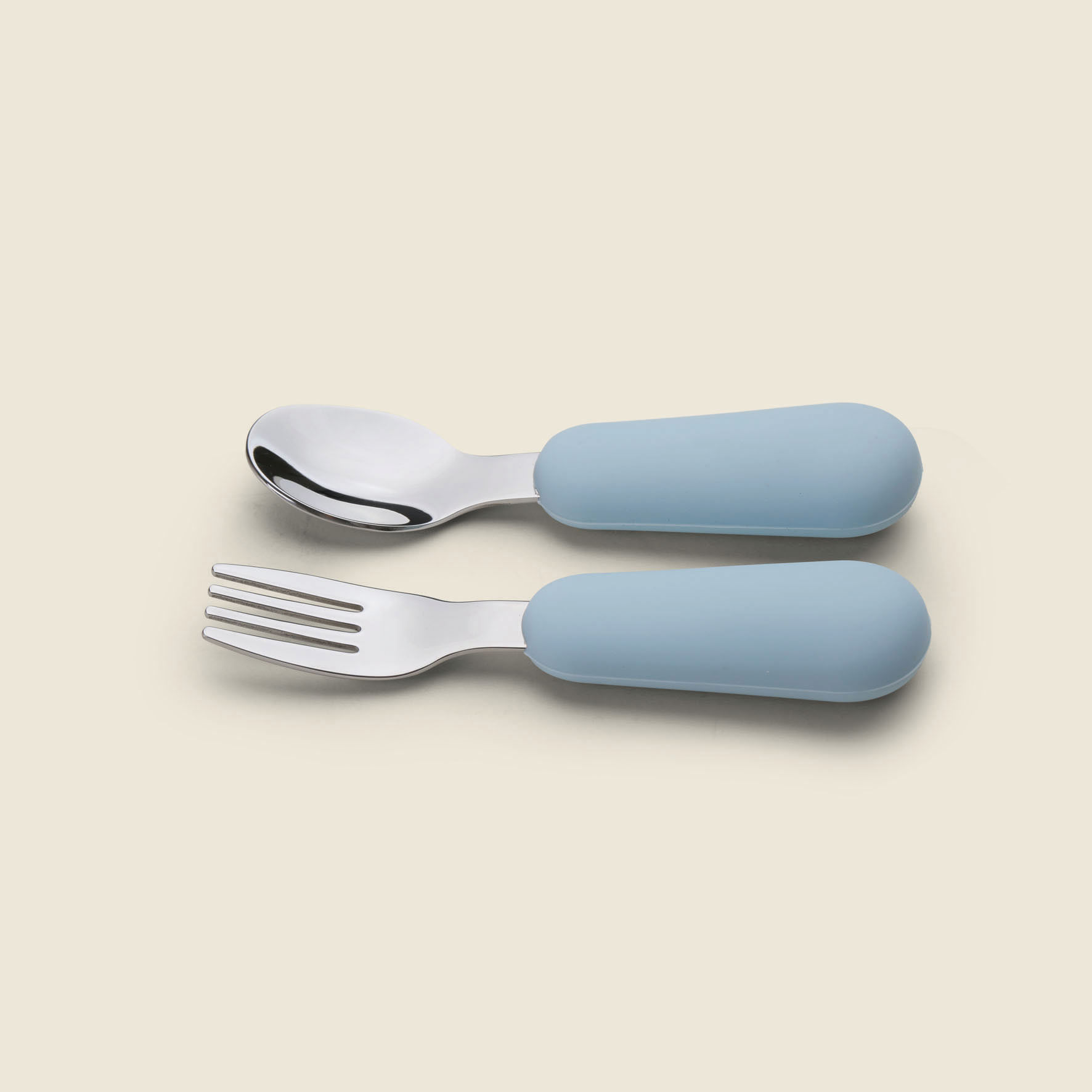 Kit de Talheres com 2 Peças Silicone e Inox - A\BABY