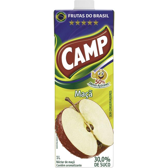 Suco Néctar Camp Maçã 1L