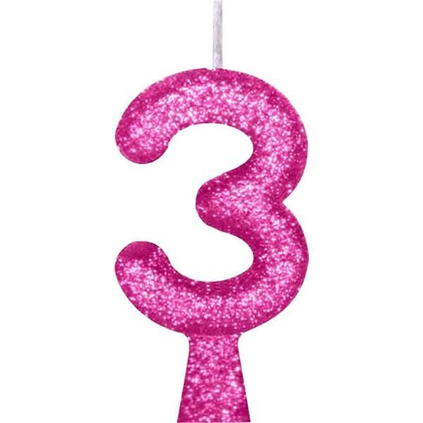 Vela Tubular Alegria & Festa N. 3 - Rosa