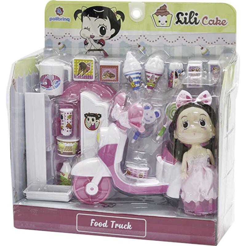 Boneca Lili Cake Polibrinq Sorvete un
