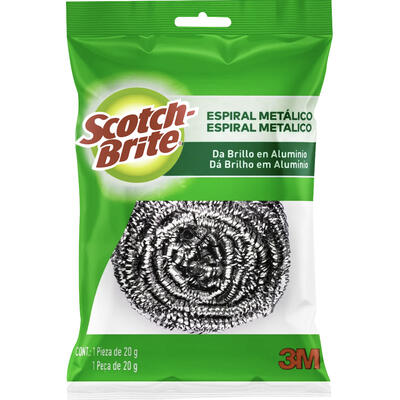 Esponja Scotch Brite Espiral Metalica Un