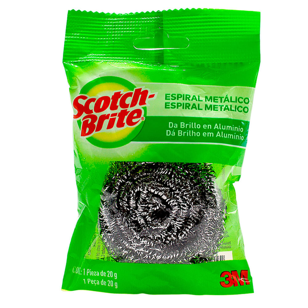 Esponja Scotch Brite Espiral Metalica Un