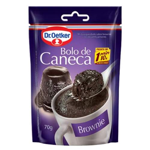 Mistura para Bolo de Caneca Dr. Oetker Brownie 70g