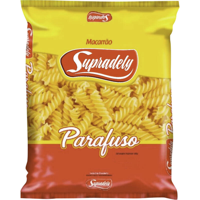 Macarrão Comum Supradely Parafuso 500g