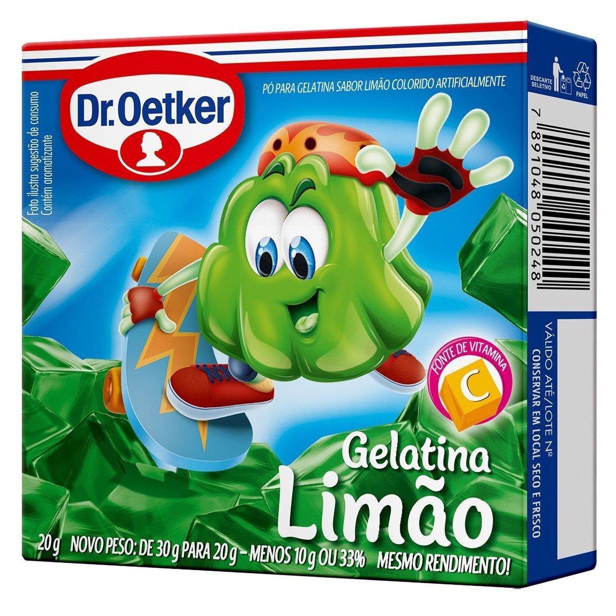 Gelatina Dr Oetker Limão 20g