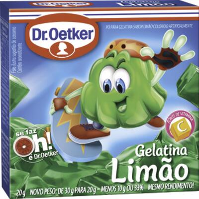 Gelatina Dr Oetker Limão 20g