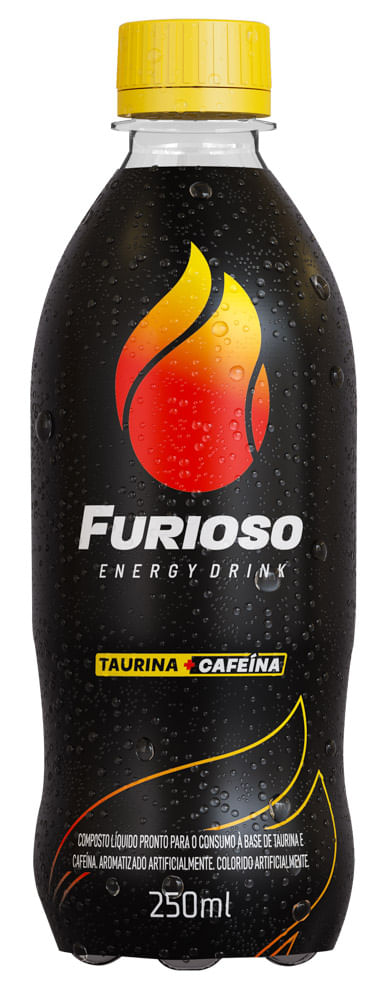 Energético Furioso Garrafa 250ml