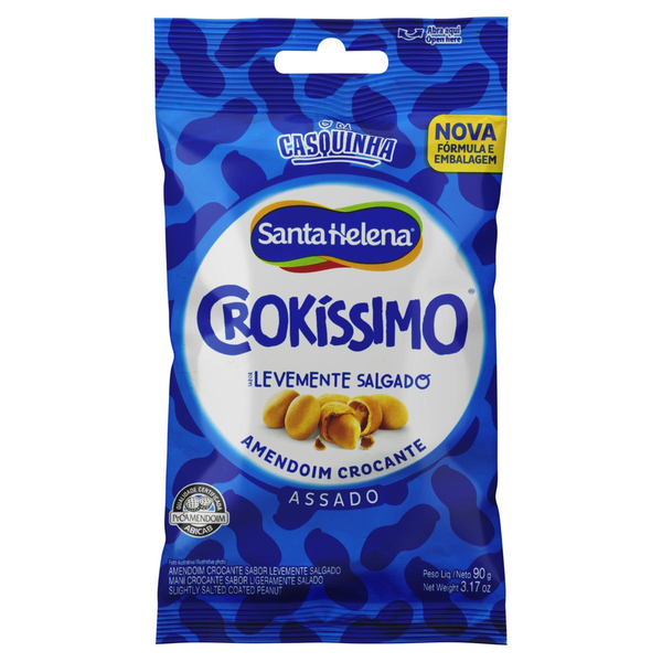 Amendoim Crokíssimo Santa Helena 90g - Natural