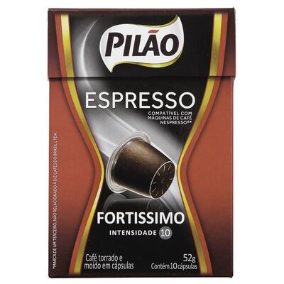 Café em Cápsulas Pilão Fortíssimo 10x5,2g