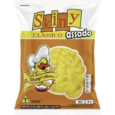 Salgadinho Skiny Clássico Queijo 78g