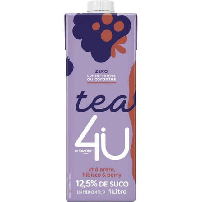 Chá Preto 4U Hibisco 1L