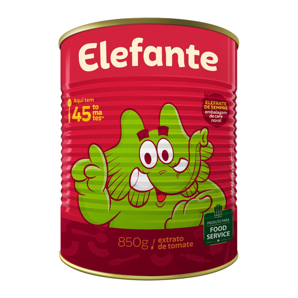 Extrato de Tomate Elefante 850g - Lata