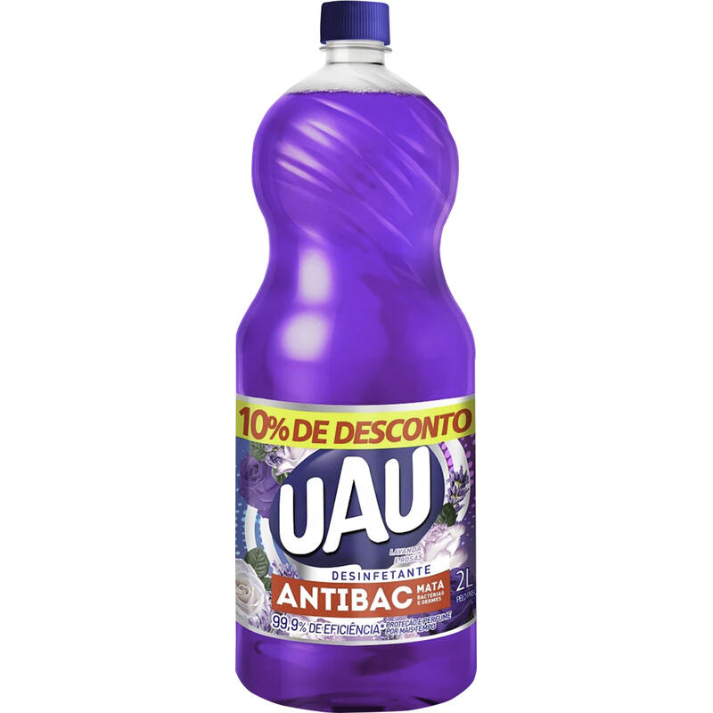 Desinfetante Antibac Uau Lavanda e rosas 2L