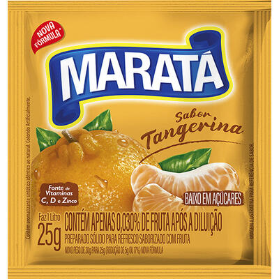 Refresco em Pó Maratá Tangerina 25g