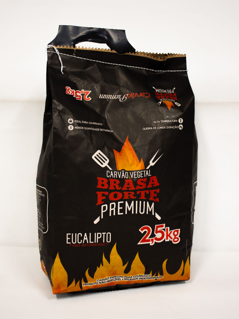 Carvão Brasa Forte Premium 2,5kg