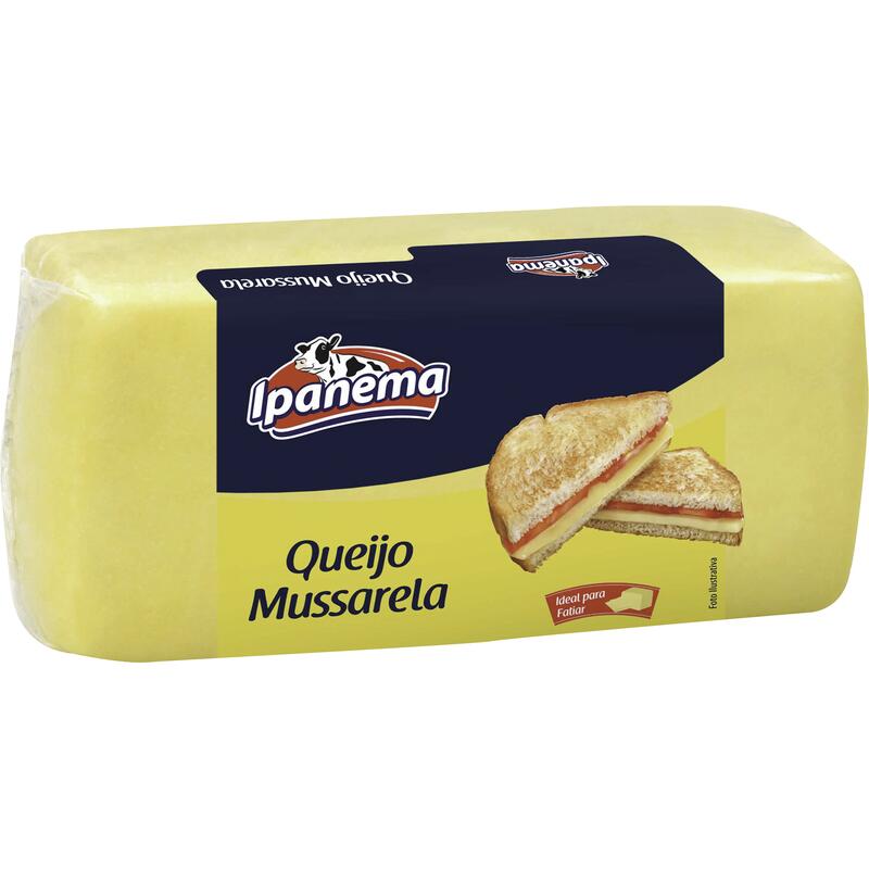 Queijo Mussarela Ipanema Preço por quilo na peça