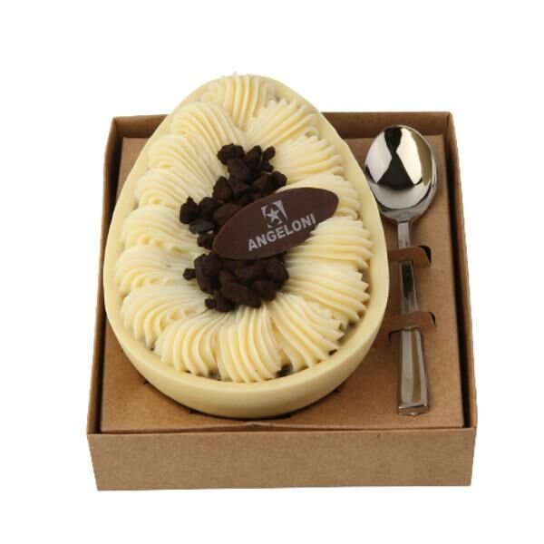 Ovo De Páscoa Angeloni De Colher Brigadeiro Chocolate Biscuit Kg