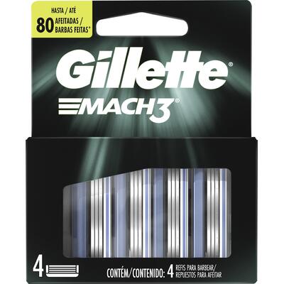 Carga Gillette Mach 3 4 un