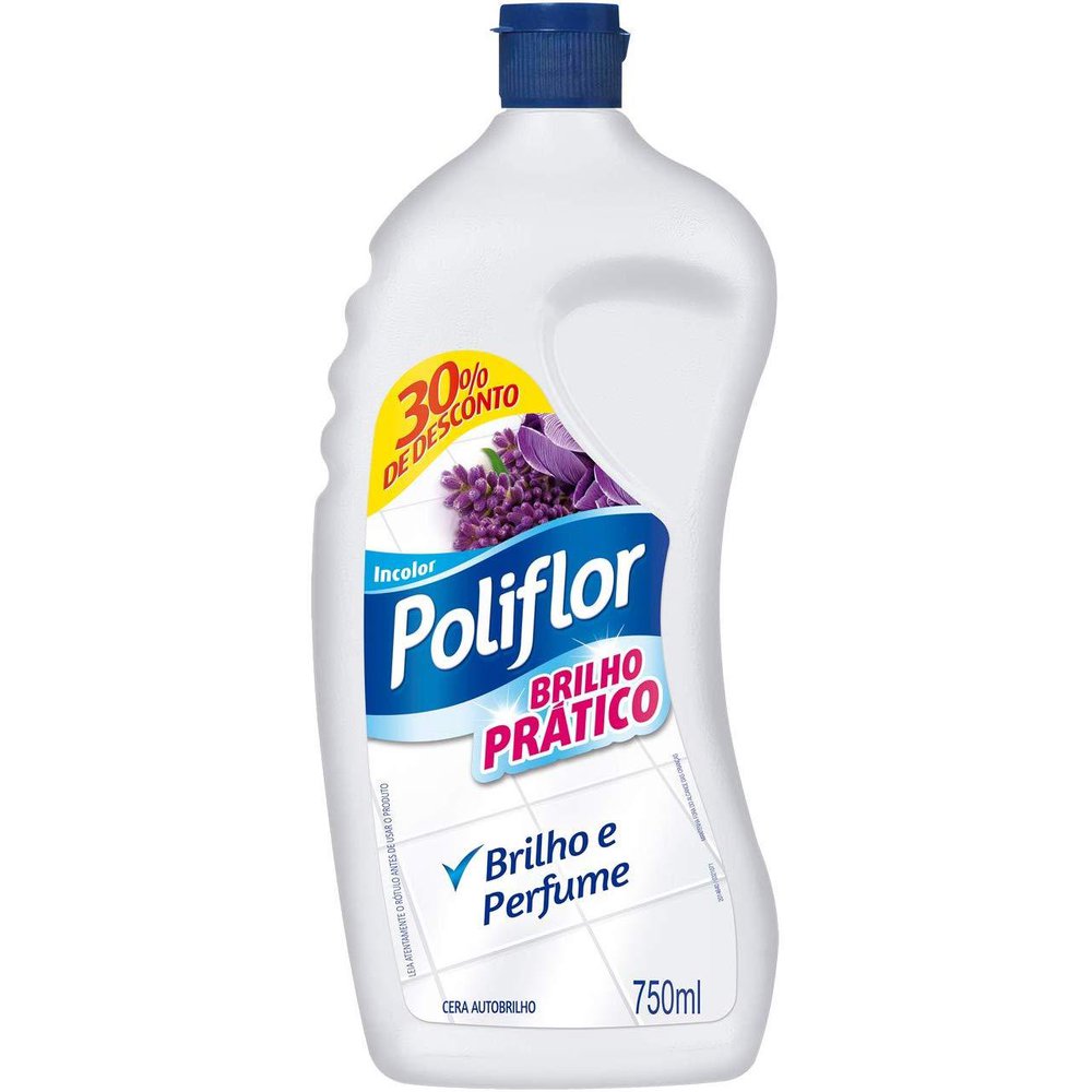 Cera Líquida Poliflor Auto Brilho Incolor 750ml