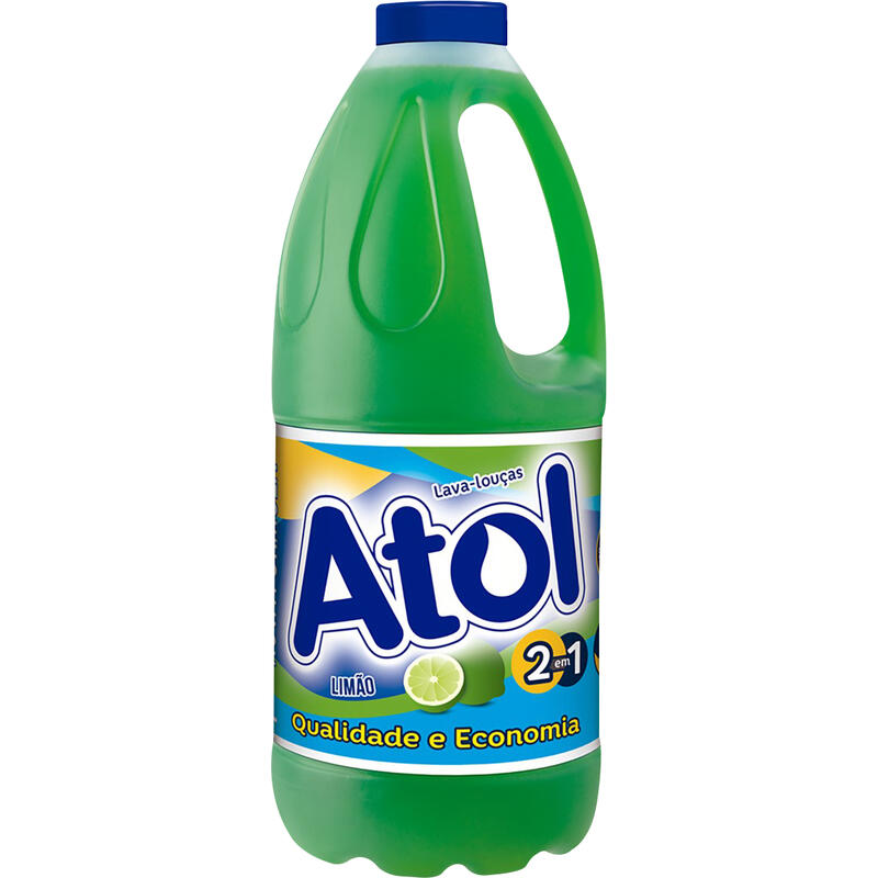 Detergente Líquido Atol Limão 2L