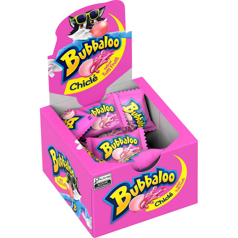Chiclete Bubbaloo Tutti Frutti 60x5g