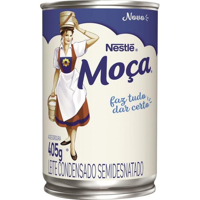 Leite Condensado Moça Semidesnatado 405g