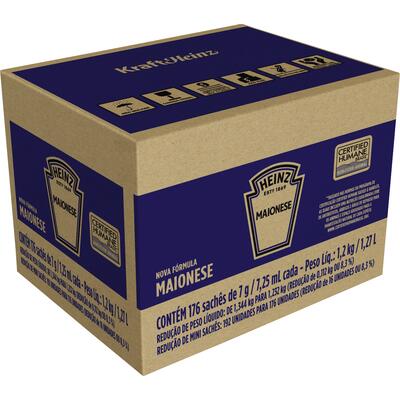 Maionese Heinz Minissachê 176x7g