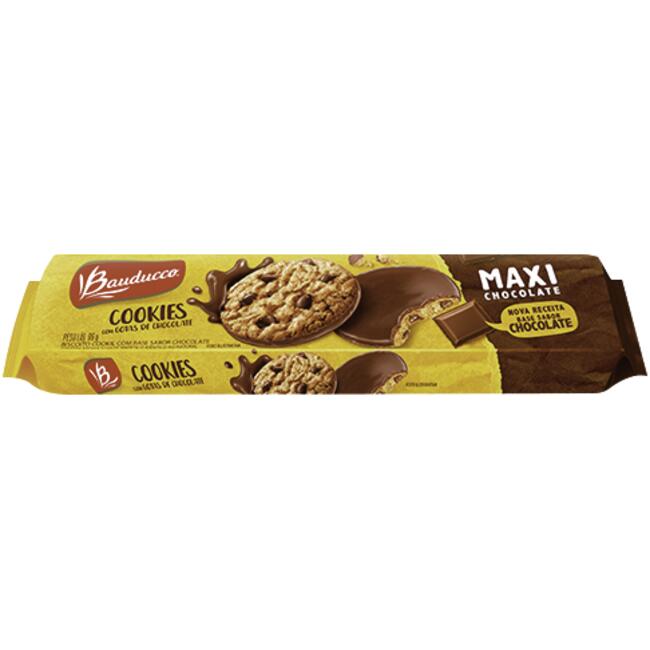 Biscoito Maxi Cookies Bauducco Chocolate 96g