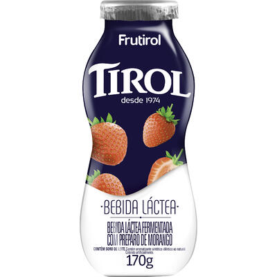 Bebida Láctea Frutirol Morango 170g