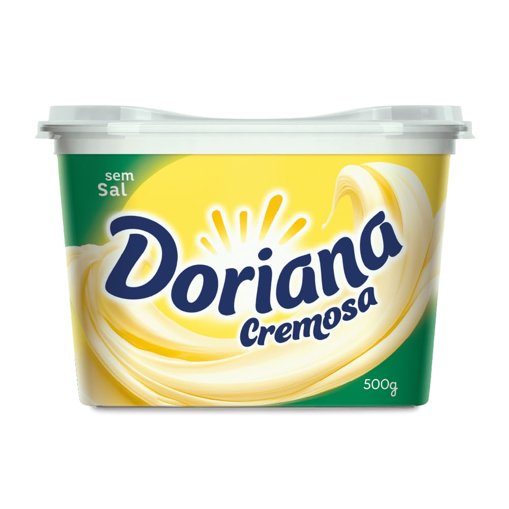 Margarina Cremosa Sem Sal Doriana 500g